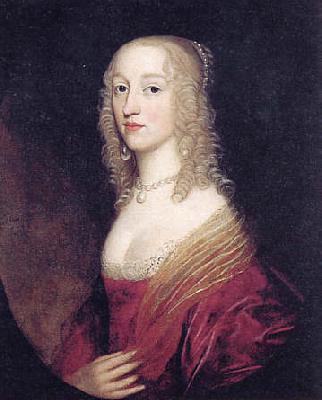 Gerard van Honthorst Portrait of Luise Hollandine, in fact Louise Maria, Pfalzgrafin bei Rhein Sweden oil painting art